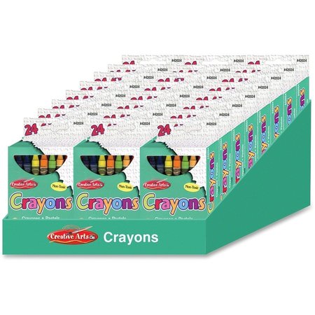 CLI Crayons, Non-Toxic, 24/Display, Assorted PK LEO42024ST